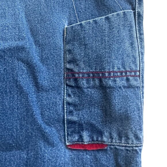 VTG Y2K 725 Originals Blue Carpenter Men's Jeans Size: 34 - Picture 6 of 9